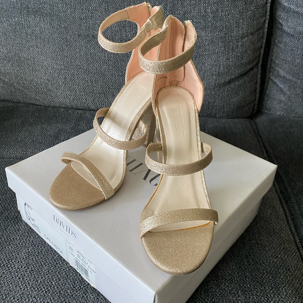Gold heels